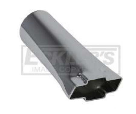 El Camino Bow Tie Exhaust Tip, Stainless Steel, 2-1/2 X 8, 2-1/4 Inlet, 1959-1987