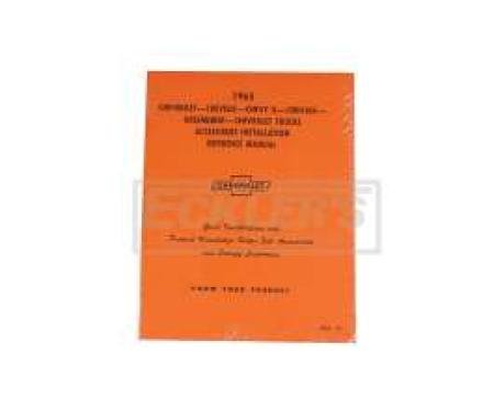 El Camino Accessory Installation Manual, 1965