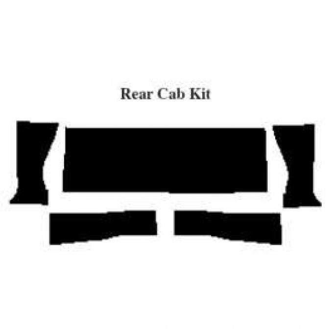 El Camino Acoustic Insulation Kits Rear Cab Wall Kit, 1968-1972