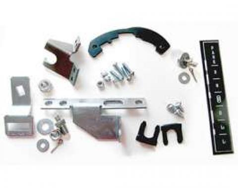 El Camino Shifter Conversion Kit, Powerglide To 700R4, 200-4R Or 4L60 Transmission, 1966-1967
