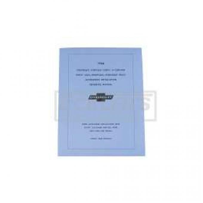 El Camino Accessory Installation Manual, 1966
