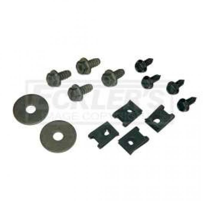 El Camino Air Conditioning Condenser & Bracket Fasteners,1966