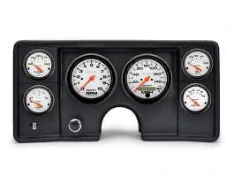 El Camino Instrument Cluster Panel, Black Finish, With Phantom Gauges, 1978-1981