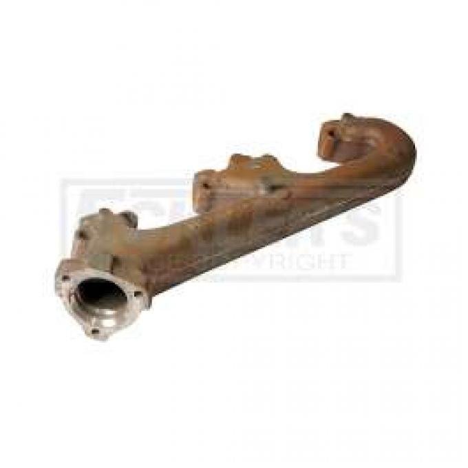 El Camino Exhaust Manifold, 350 Hi-Performance, Right, With Smog Tube Holes (A.I.R.), 1970-1972