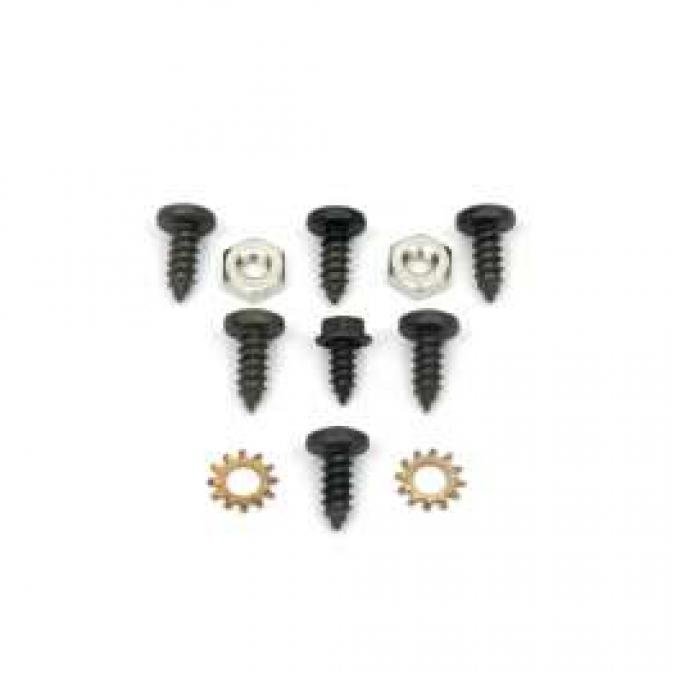 El Camino Air Conditioning Plenum Value & Bracket Fasteners, 1968-1972