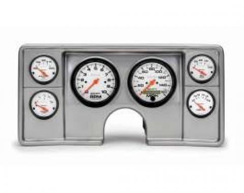 El Camino Instrument Cluster Panel, Aluminum Finish, With Phantom Gauges, 1982-1987