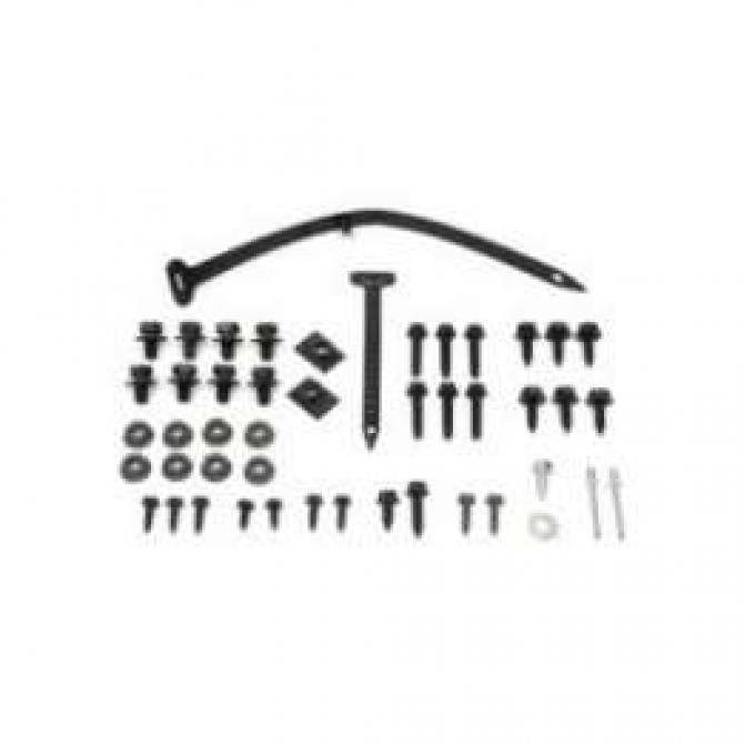 El Camino Heater & Air Conditioning Fastener Kit, Big Block Forward Of Firewall, 1972