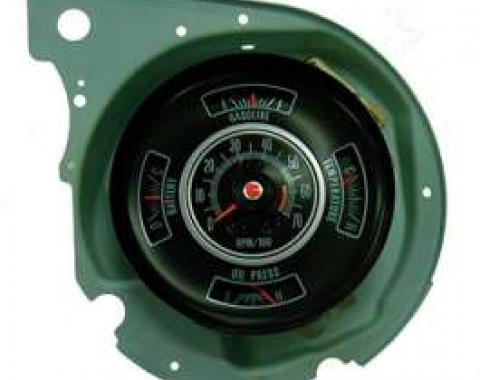 El Camino Tachometer, 6000 Red Line, Original Style, 1969