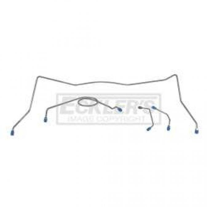 El Camino Front Brake Line Set, Standard Brakes, OE Steel, 1959-1960