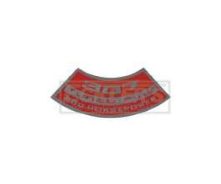 El Camino Air Cleaner Decal, Small Block, 307 Turbo-Fire, 200 HP, 1968-1971