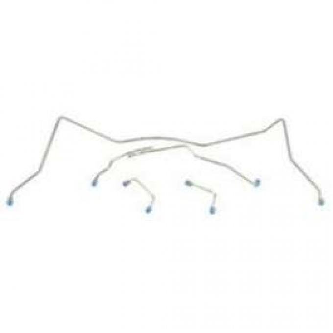 El Camino Front Brake Line Set, Power Brakes, 1959-1960