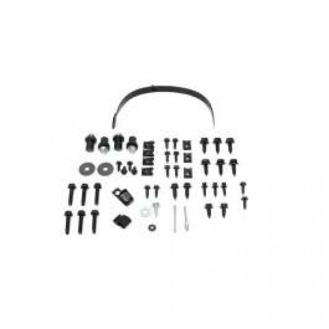 El Camino Heater & Air Conditioning Fastener Kit, Small Block Forward Of Firewall, 1969