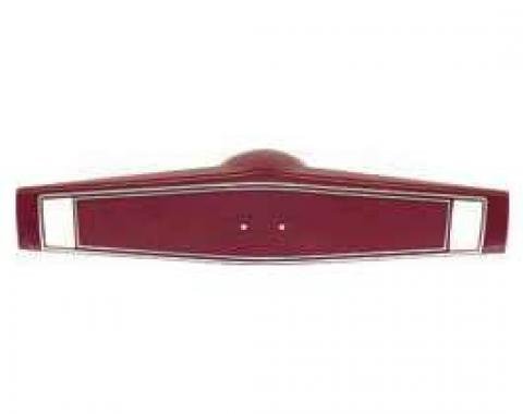 El Camino Steering Wheel Shroud, Two Button, Red, 1969-1970