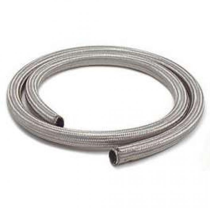 El Camino Heater Hose, Sleeved, Stainless Steel, 3/4 x 6'