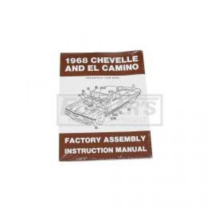 El Camino Factory Assembly Manual, 1968