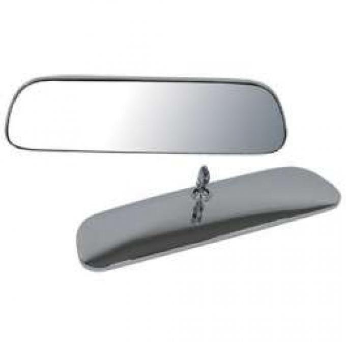 El Camino Interior Rear View Mirror, Standard, 8 Inch, Chrome 1964-1967