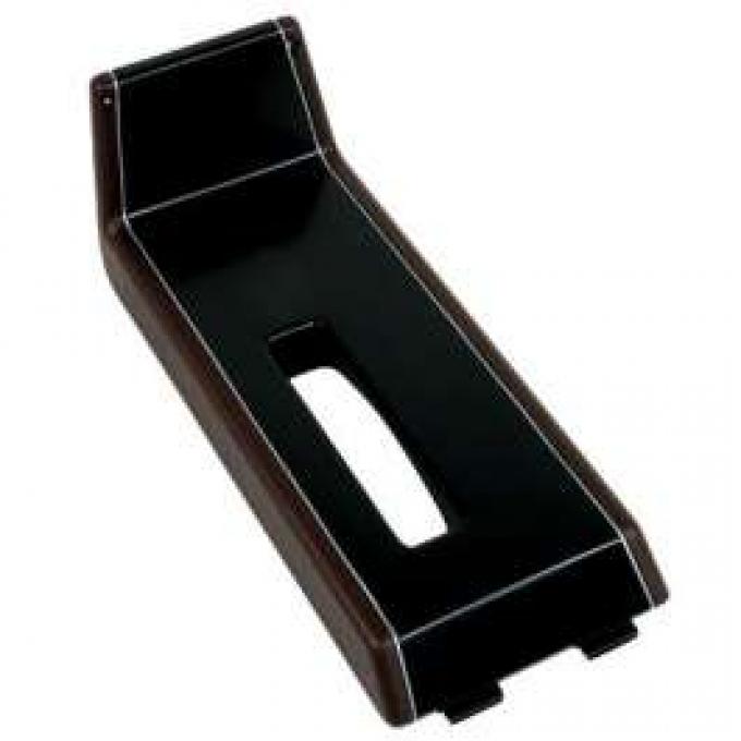 El Camino Shift Trim Plate, Center Console, Dark Claret, 1986-1987