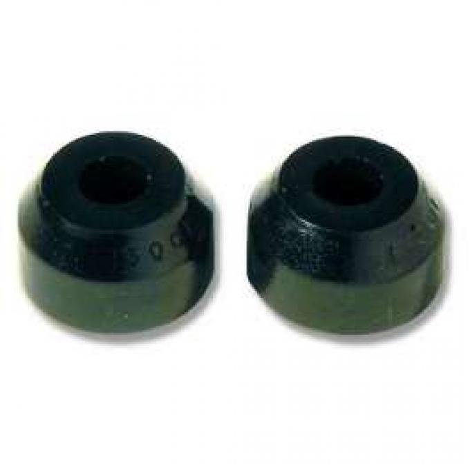 El Camino Tie Rod End Boots, Urethane, Black, 1959-1987