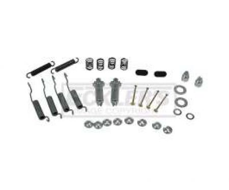 El Camino Brake Hardware Kit, Front Set, For Original Brakes, 1959-1960