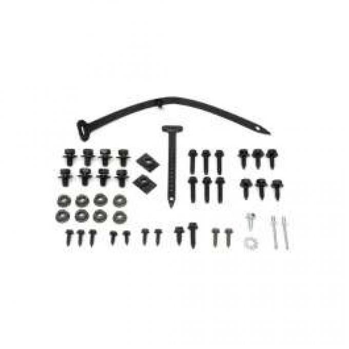 El Camino Heater & Air Conditioning Fastener Kit, Small Block Forward Of Firewall, 1970