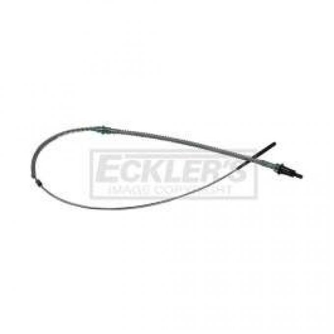 El Camino Parking Brake Cable, Front With TH350 Or Manual Transmission, OE Steel, 1968-1972
