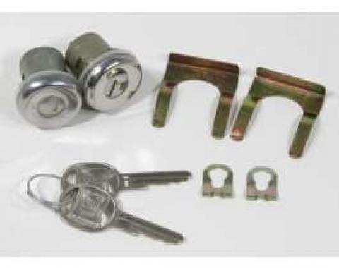 El Camino Door Locks, Late Style Keys, 1964-1976
