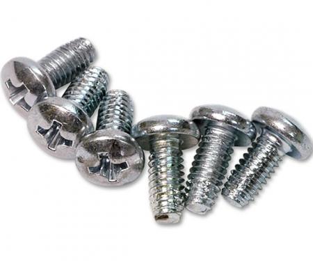 Corvette Headlight Bulb Retainer Ring Screws, 6 Piece, 1958-1982