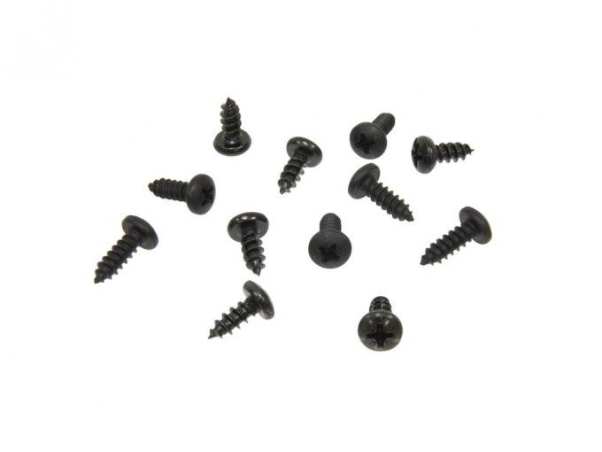 Corvette Windshield Pillar Post Weatherstrip And Retainer Screw Set, 1973-1982