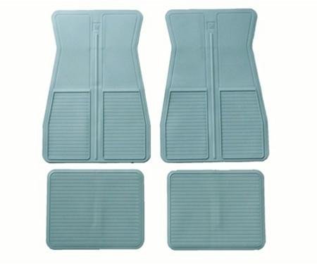 F-Body Original Style Rubber Floor Mats, With GM Logo, 1973-1981