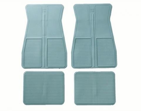 F-Body Original Style Rubber Floor Mats, With GM Logo, 1973-1981