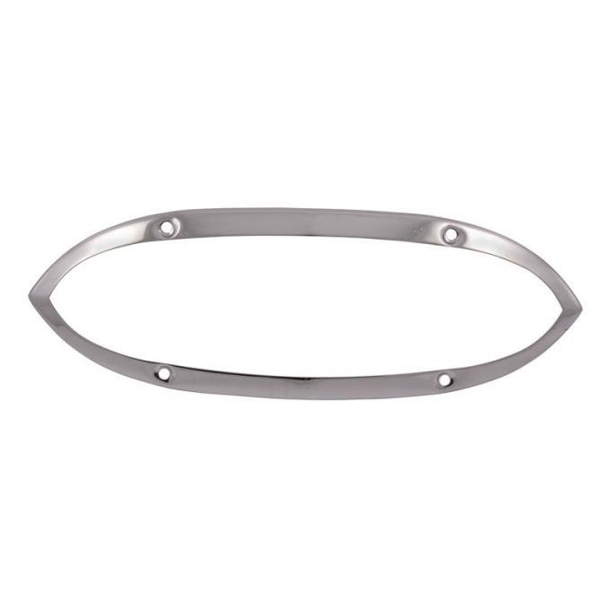 Dennis Carpenter Taillight Rim - Chrome Plated Steel - 1951 Ford Car 1A-13448-A