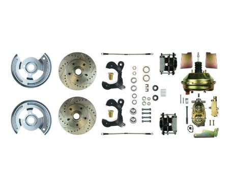 Right Stuff 1959-64 Chevrolet Impala, 9" Booster, Power Front Disc Brake Conversion Kit FSC59DCCS