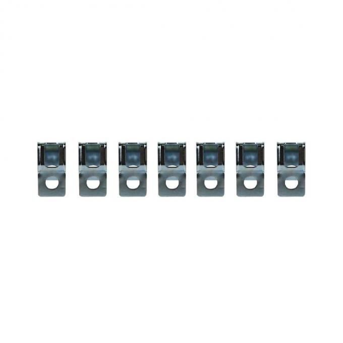 Right Stuff 1969 Camaro/Firebird 7-Piece 3/8" & 1/4" Fuel Line Clip Set FCS005