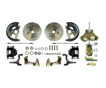 Right Stuff 67-69 GM F/X-Body, Power 11" Booster, Front Disc Brake Conversion Kit AFXDC02CS