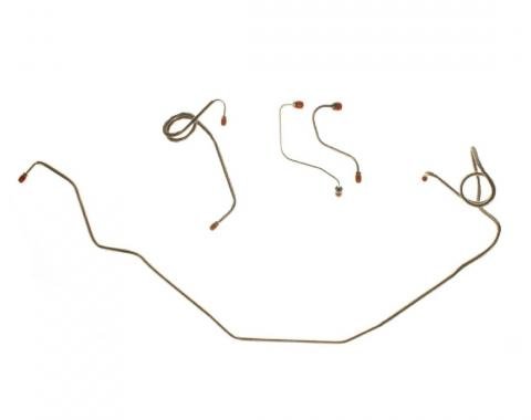 Right Stuff 1971-79 GM F-Body, Pre-Bent OE Steel Power Front Disc Brake Line Kit FKT7102