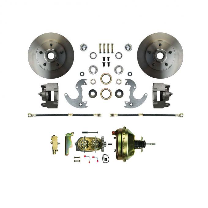 Right Stuff 1964-1974 GM A/F/X Front Power Disc Brake Conversion for Factory 14" Wheel Setup AFXDC14