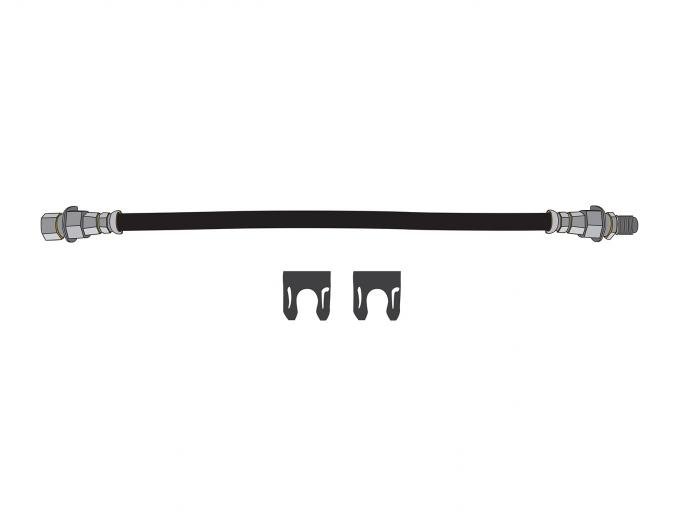 Right Stuff 1988-92 GM A/F-Body W/Perf Package, Braided Stainless RF Disc Brake Flex Hoses FH161S