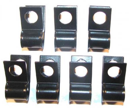 Right Stuff 1969 Camaro/Firebird 7-Piece 3/8" Fuel Line Clip Set FCS004