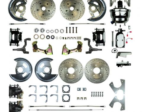 Right Stuff 1964-72 GM A-Body, Power 8" Booster, 4-Wheel Disc Brake Conversion AFXDC41CSX