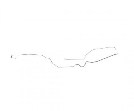 Right Stuff 1980-81 Chevrolet Camaro W/O Z28, Pre-Bent OE Steel 3/8" Front To Rear Fuel Line FGL8001