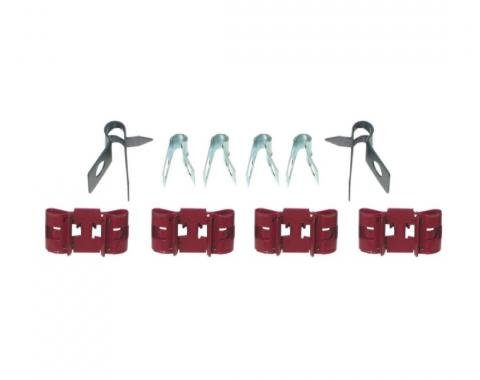 Right Stuff 1967-68 Camaro/Firebird 10-Piece Brake Line Clip Set FCS001