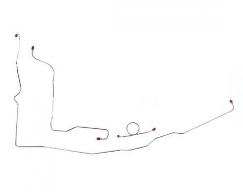 Right Stuff 1962-65 Ford Fairlane W/ Manual Drum, Pre-Bent OE Steel Front To Rear Brake Line DKT6301