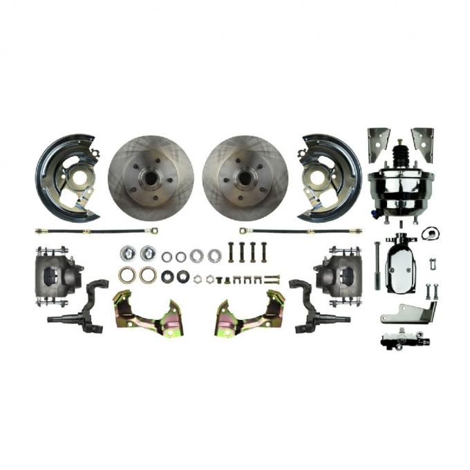 Right Stuff 67-69 GM F/X-Body, Power 8" Booster, Front Disc Brake Conversion Kit AFXDC02CX
