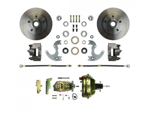 Right Stuff 1964-1974 GM A/F/X Front Power Disc Brake Conversion for Factory 14" Wheel Setup AFXDC14