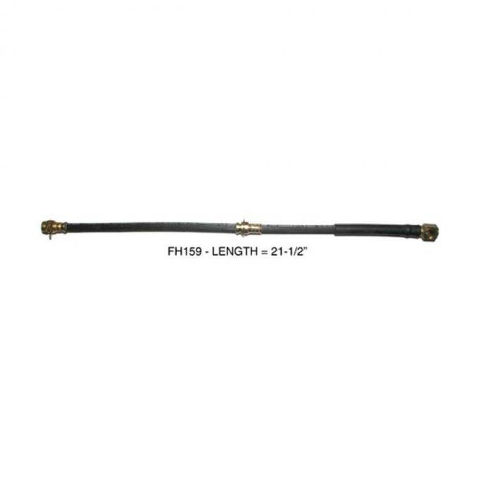 Right Stuff 1984-92 Camaro/Firebird W/Performance Package, Left Front Disc Brake Flex Hoses FH159