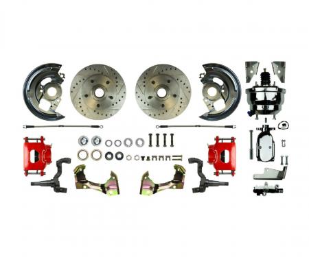 Right Stuff 1967-72 Chevelle/GM A-Body, Power 8" Booster, Front Disc Brake Conversion AFXDC06CZX