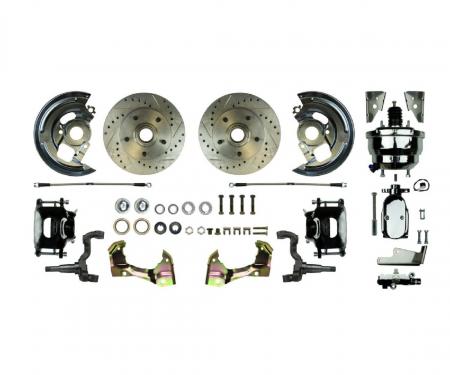 Right Stuff 1964-1972 Chevelle/GM A-Body Front Power, 8" Booster, Disc Brake Conversion Kit AFXDC01CSX