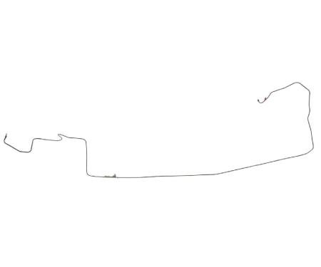 Right Stuff 1965 Ford Galaxie, Pre-Bent OE Steel Front To Rear Brake Line GIN6501