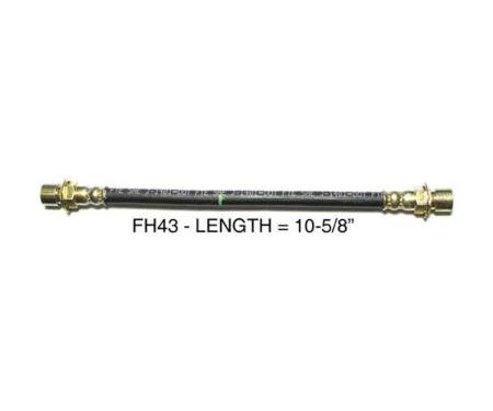 Right Stuff 63-64 Pontiac Grand Prix Brake Hydraulic Hose , Rear FH43