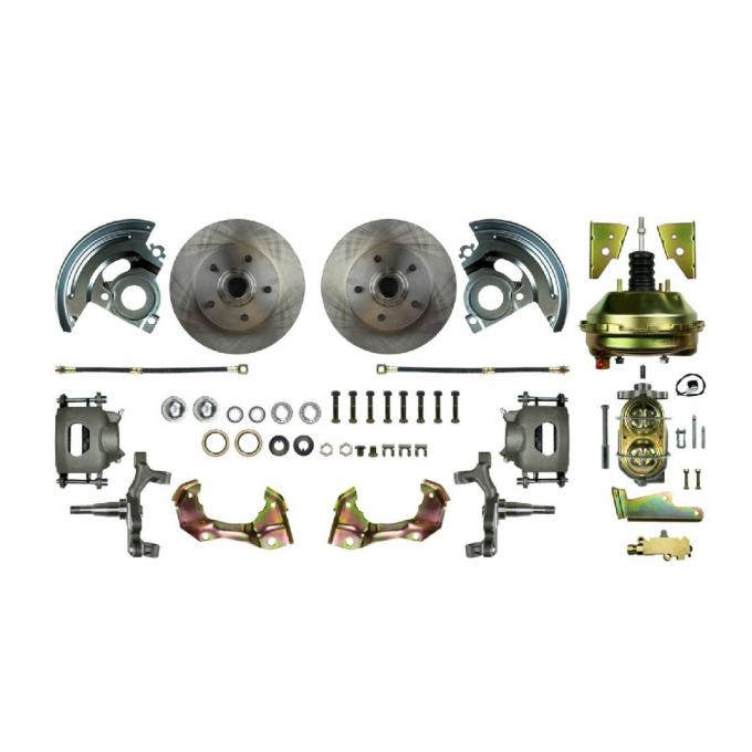 Right Stuff 64-72 Chevelle/GM A-Body, Power 9" Booster, 2" Drop Front Disc Brake Conversion AFXDC01D